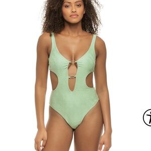 Devon Windsor Mint Green One-Piece Swimsuit